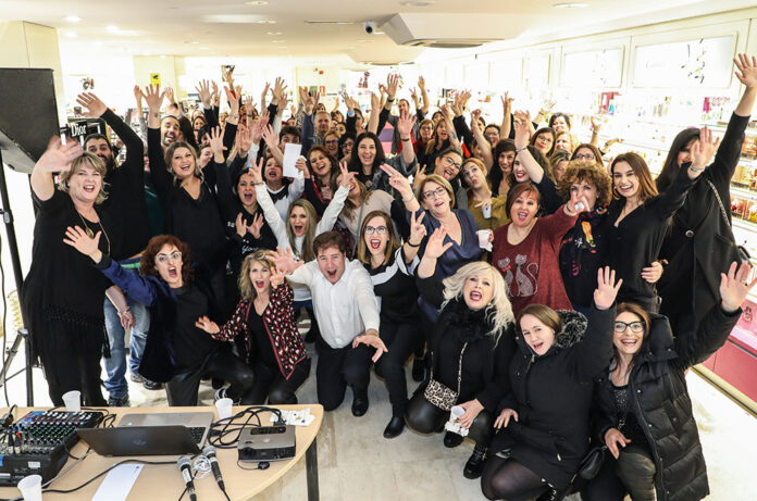 Celebració sopar d'empresa de Gala Perfumeries
