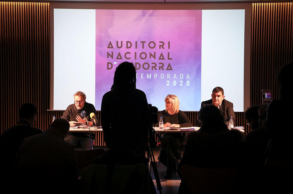 Presentació de la temporada de l'Auditori Nacional d'Andorra