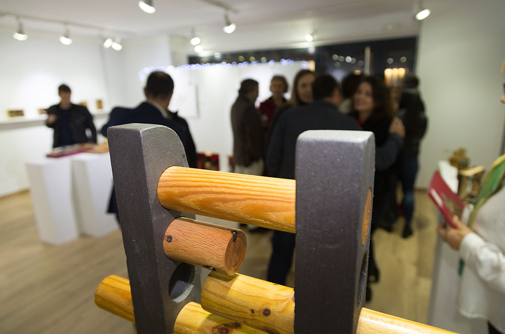 Detall d'una escultura de Joan Massana