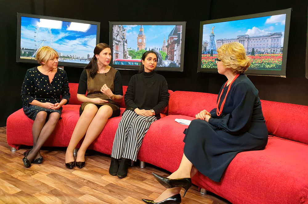 Agata Galuszka en entrevista amb la BBC