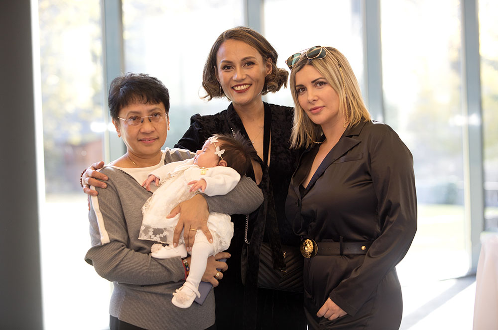 Quim Cardelús amb la seva família