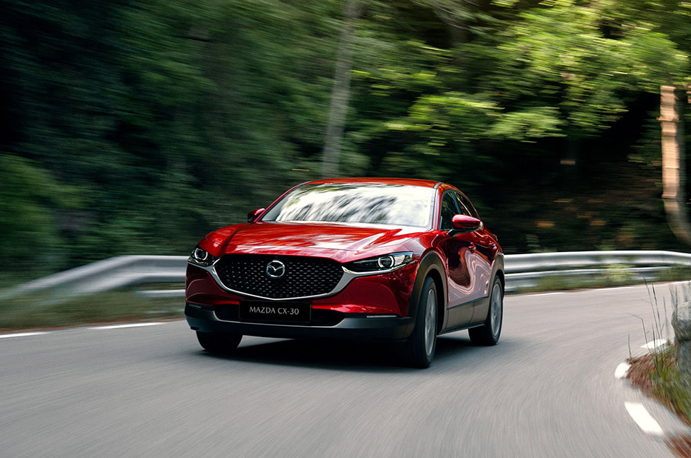 Silueta del Mazda CX-30 M Hybrid