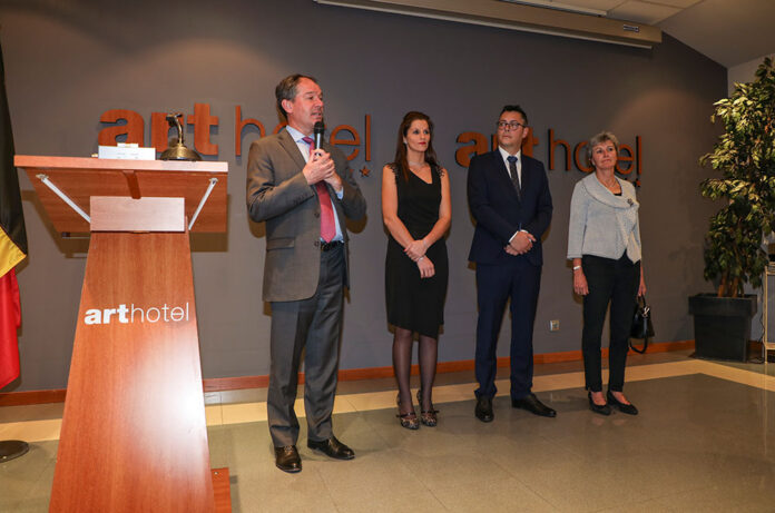 Endy Kinif com a Cònsol Honorària de Bèlgica a Andorra
