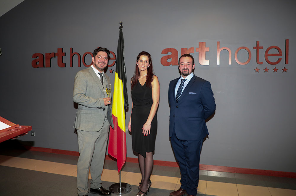 Endy Kinif com a Cònsol Honorària de Bèlgica a Andorra