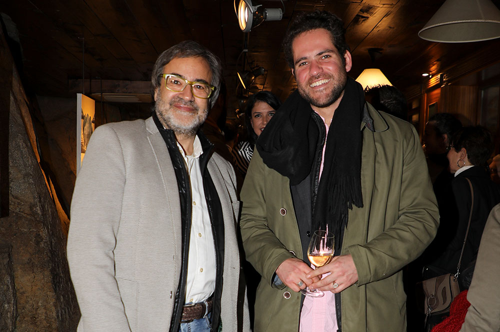 Ivan Sansa i Paul Alexandre Nicolas a la presentació d'Olympia Altimir