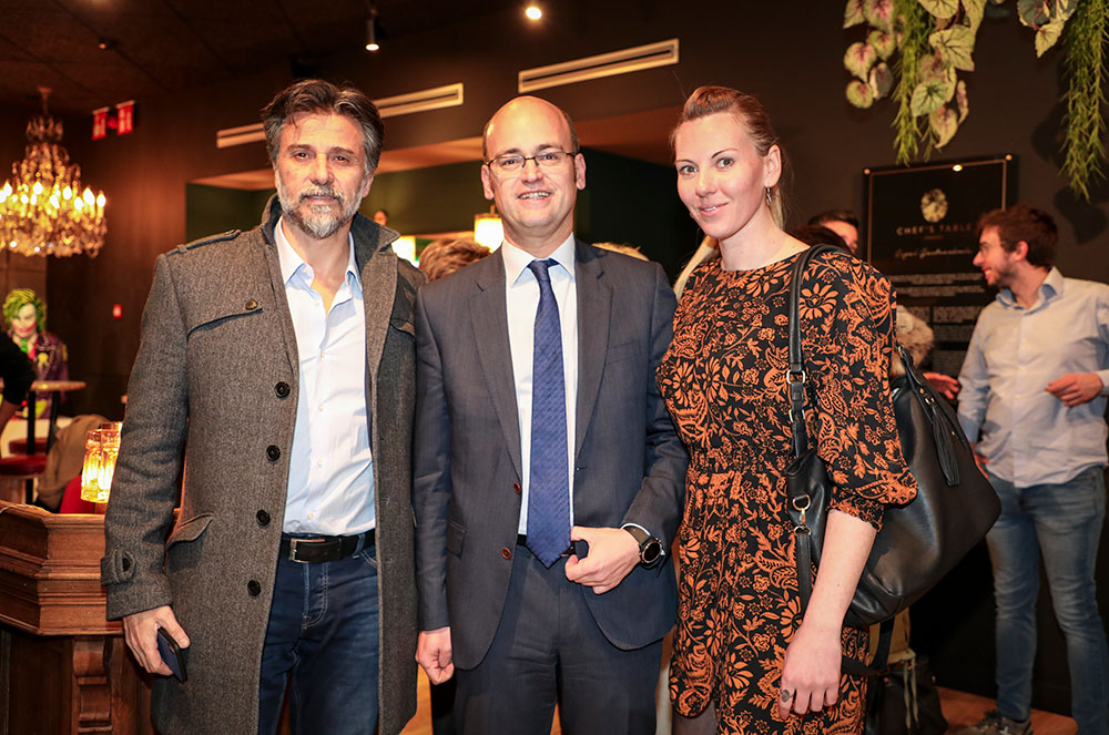 José Pozo i Eli Terri a la xerrada de David Trueba al The Embassy Talks