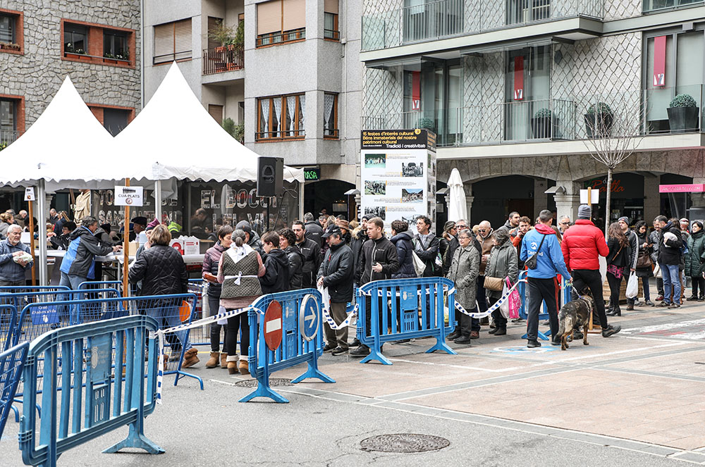 Públic a l'escudella de Sant Antoni 2020