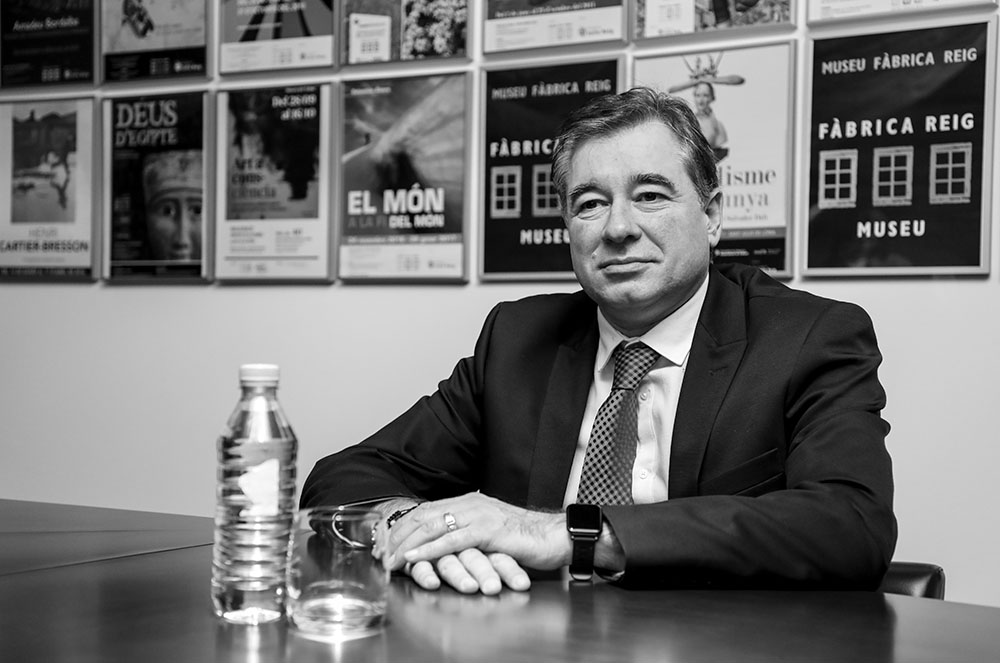 Joan Manel Abril al Museu Fàbrica Reig