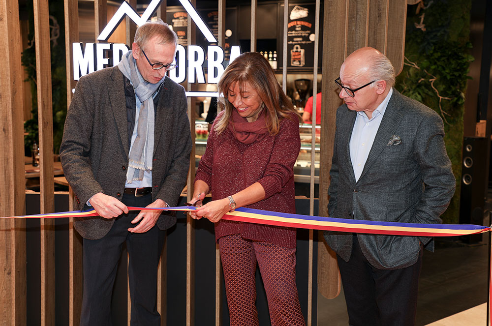 Conxita Marsol i Patrick Pérez a la inauguració de Medacorba