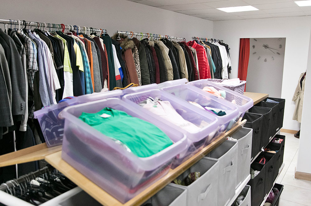 Inauguració del rober solidari de Càritas Andorrana