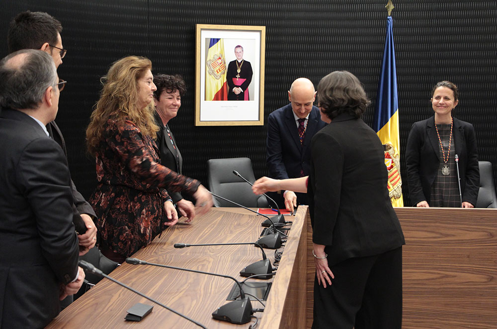 Jurament de Rosa Quero al Comú d'Escaldes-Engordany