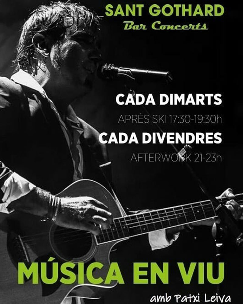 Patxi Leiva en concert · Gira 'Endorfines'