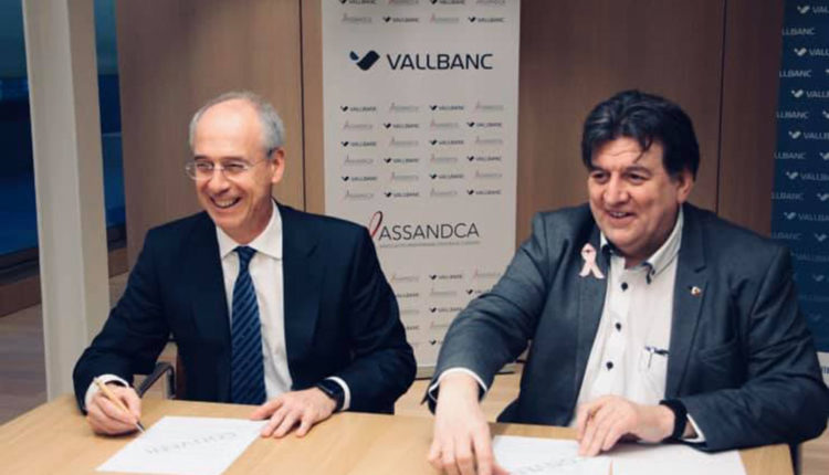 Assanda i Vall banc signen acord de cooperació
