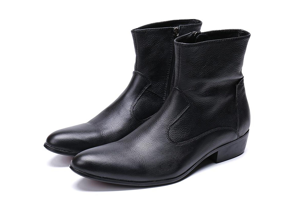 Botes de pell negres, de DHGATE