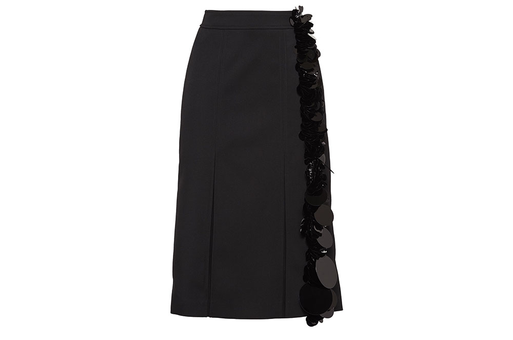 Faldilla de PRADA negre amb pedrería