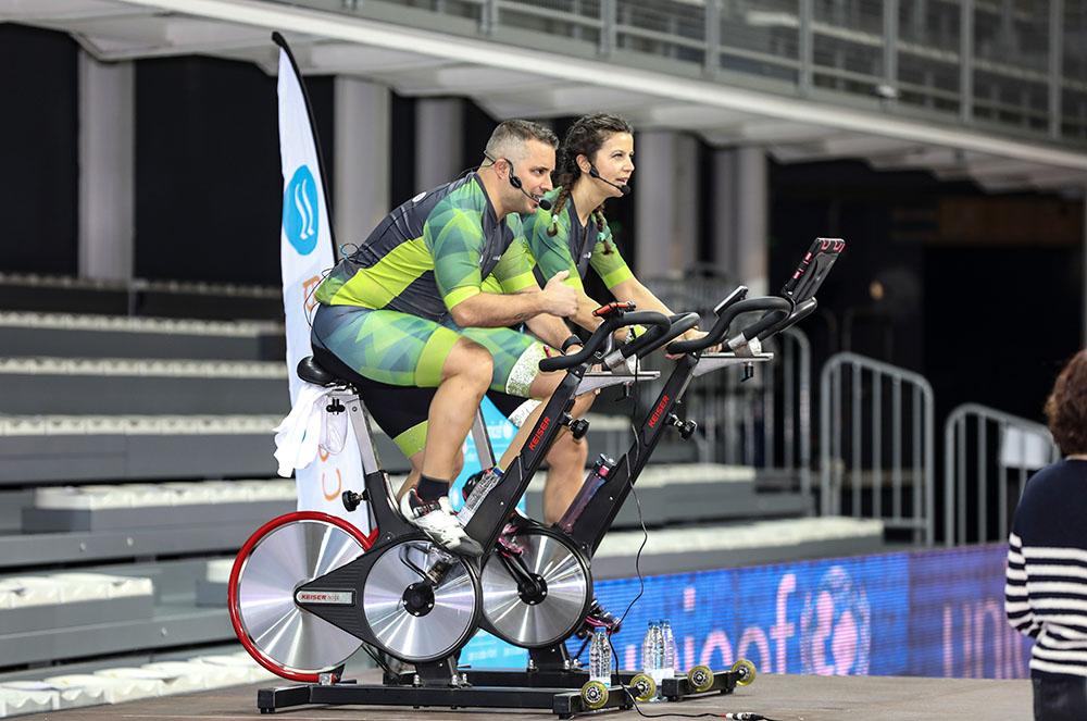 Monitors de Caldea a la Pedalada Solidària Capicor per la infància
