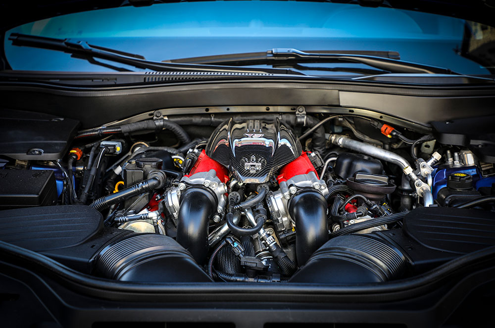 Motor del Maserati Levante Trofeo