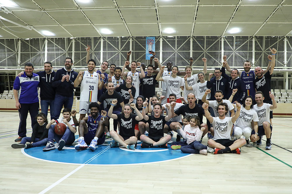 Equips d'esportistes champions for unicef