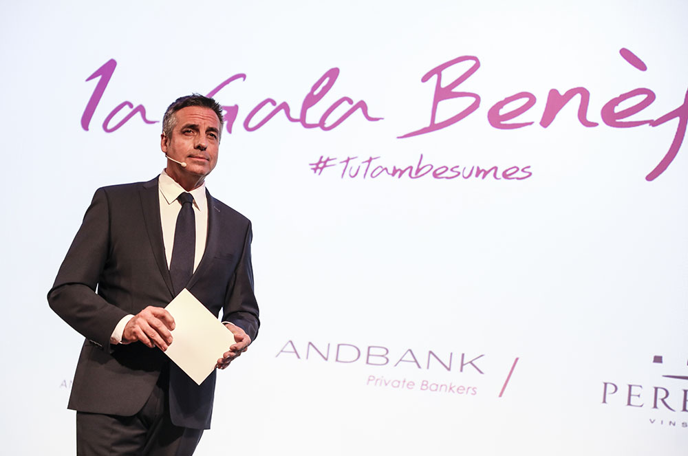 Ramon Pellicer a la Gala benèfica Andbank