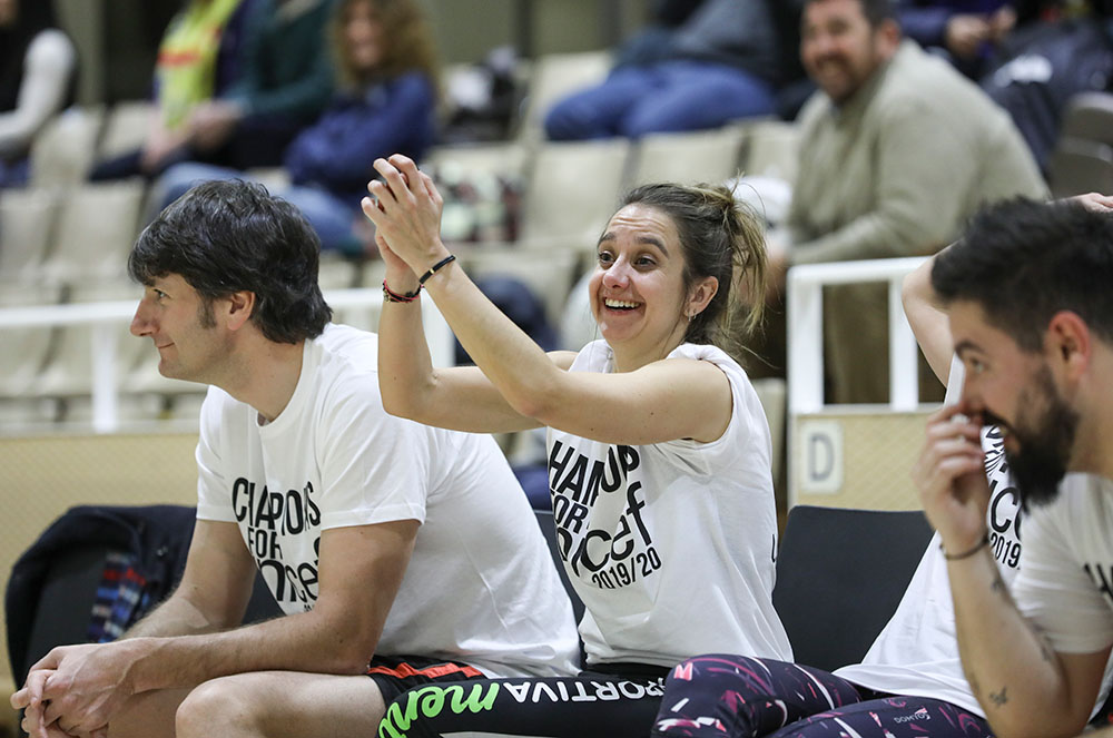 Jugadora champions for unicef