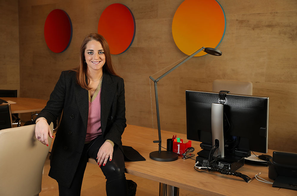 Cristina Cerqueda al seu despatx