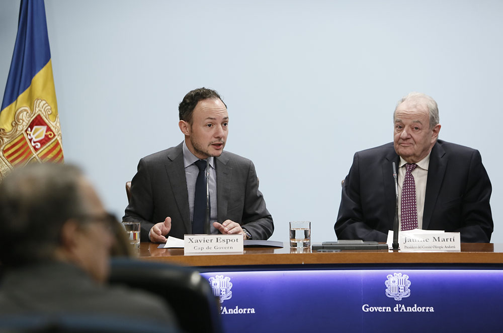 presentació del Logo dels Jocs dels Petits Estats d'Europa 2021