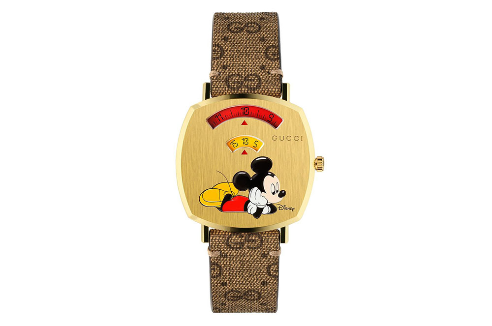 Rellotge de tela amb detalls de la col·lecció GUCCI x DISNEY