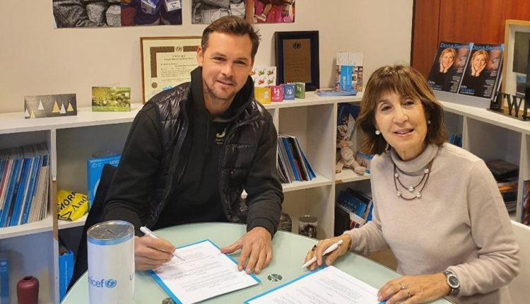 Jean-Ba Poux i Unicef Andorra