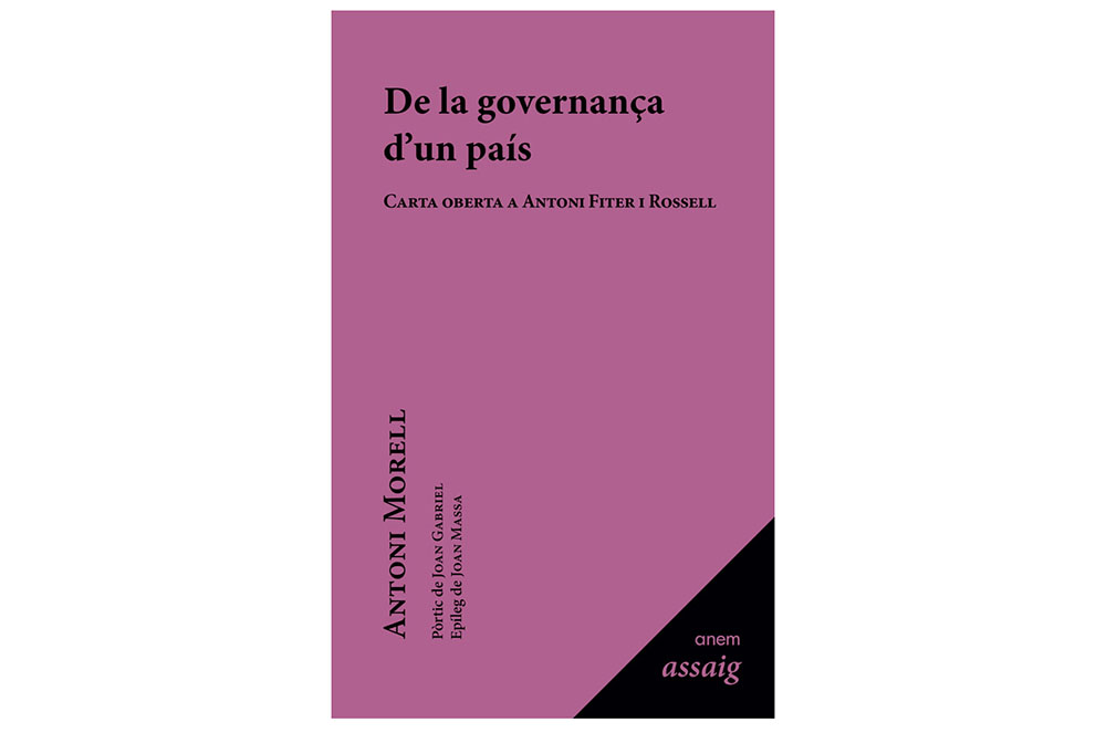 DE LA GOVERNANÇA D 'UN PAÍS: CARTA OBERTA A ANTONI FITER I ROSSELL