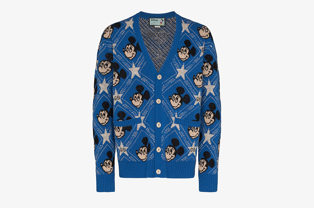 Càrdigan monograma de GUCCI x DISNEY.