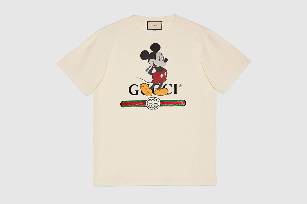 Camiseta de màniga curta de GUCCI x DISNEY