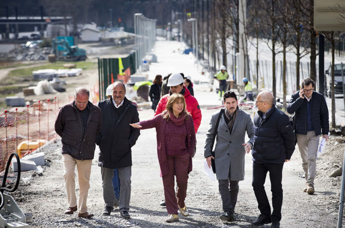 Visita de les obres a Andorra la Vella