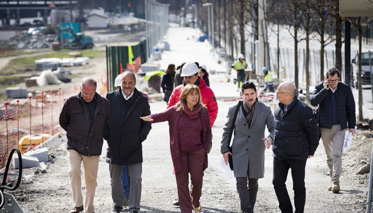 Visita de les obres a Andorra la Vella
