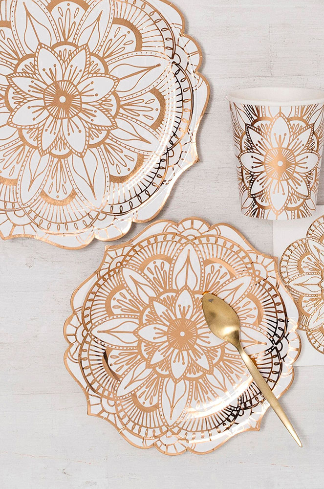 Articles de decoració en colors daurats, de AMATÉ