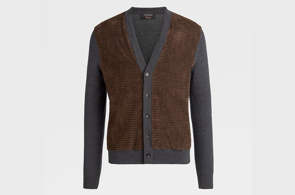 Càrdigan Taccicuno de caixmir, d’ERMENEGILDO ZEGNA