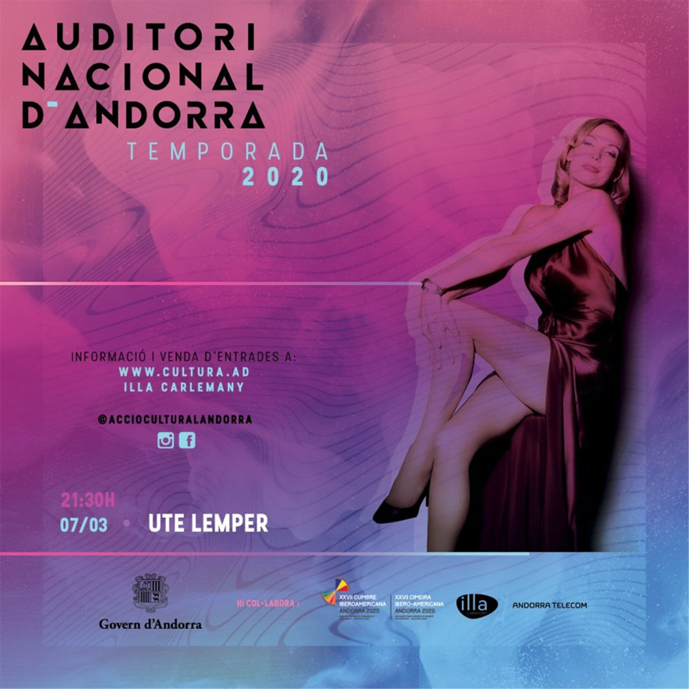 Ute Lemper Temporada 2020 Auditori Nacional