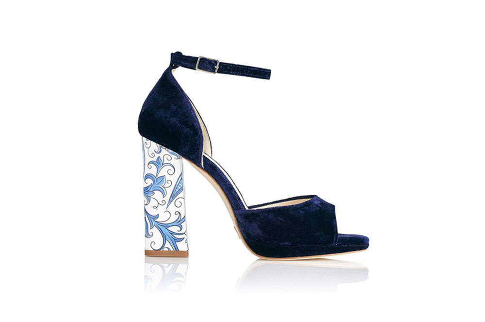 sandàlies blue velvet de Just Gen