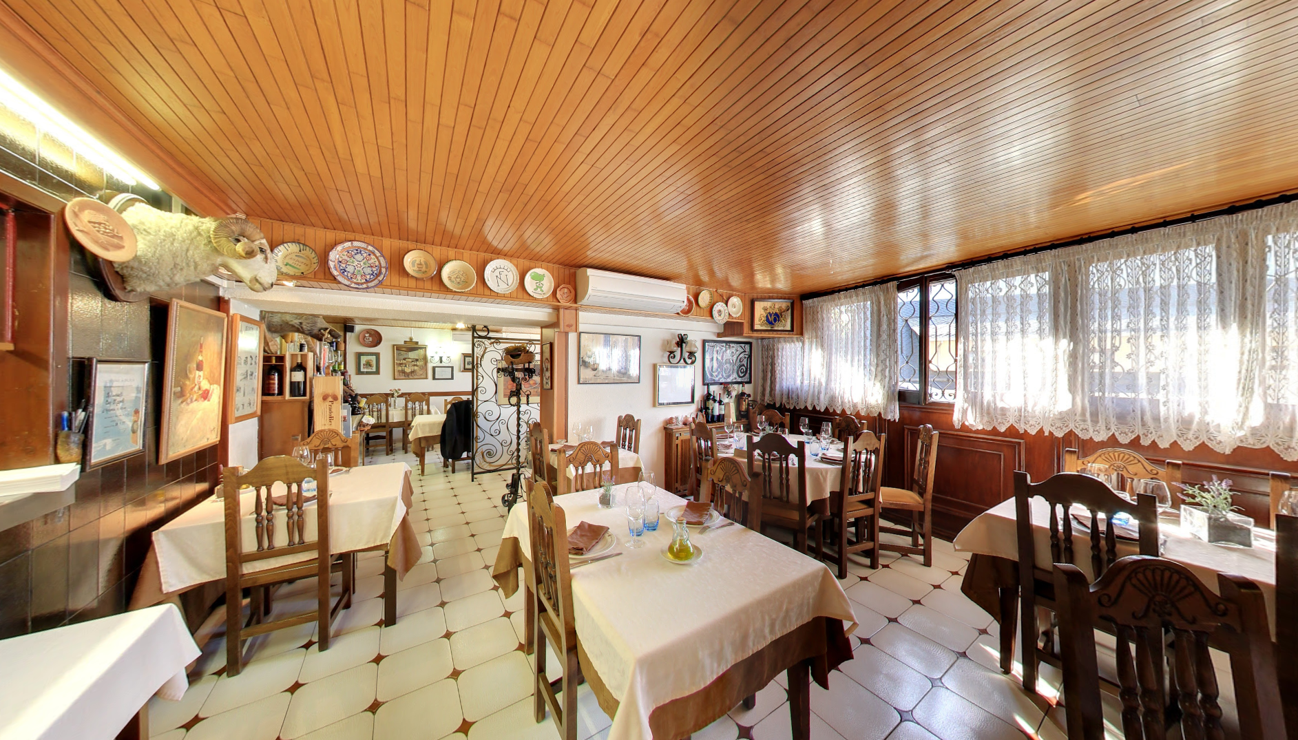 Menjador del Restaurant Can Manel