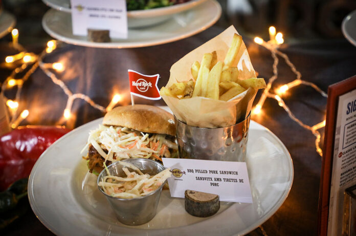 Hamburguesa de pulled pork de Hard Rock Cafe Andorra