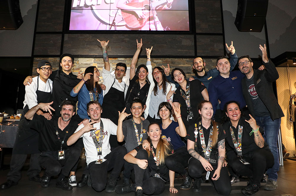 Equip professional de Hard Rock Cafe Andorra