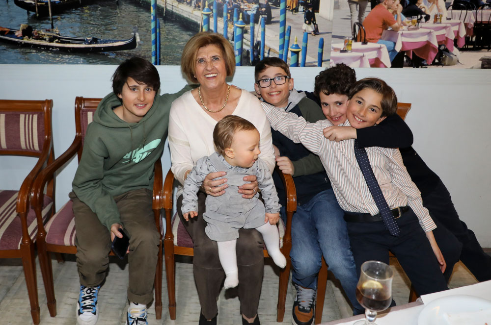 Otto Pallerola i la seva família