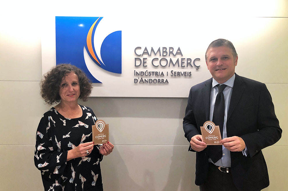 Pilar Escaler i Cyrille Gaston de Pyrénées Andorra