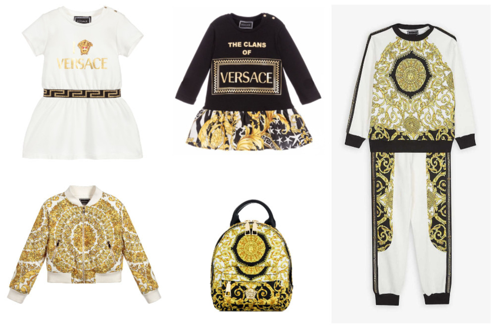 Col·lecció festa de Versace per a nenes