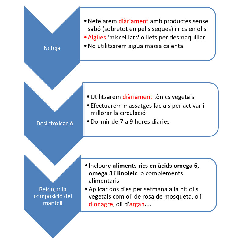 MANTENIR EN BON ESTAT EL MANTELL HIDRO LIPÍDIC