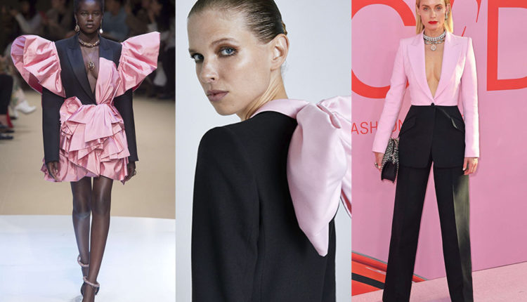 Outfit bicolor Alexander McQueen