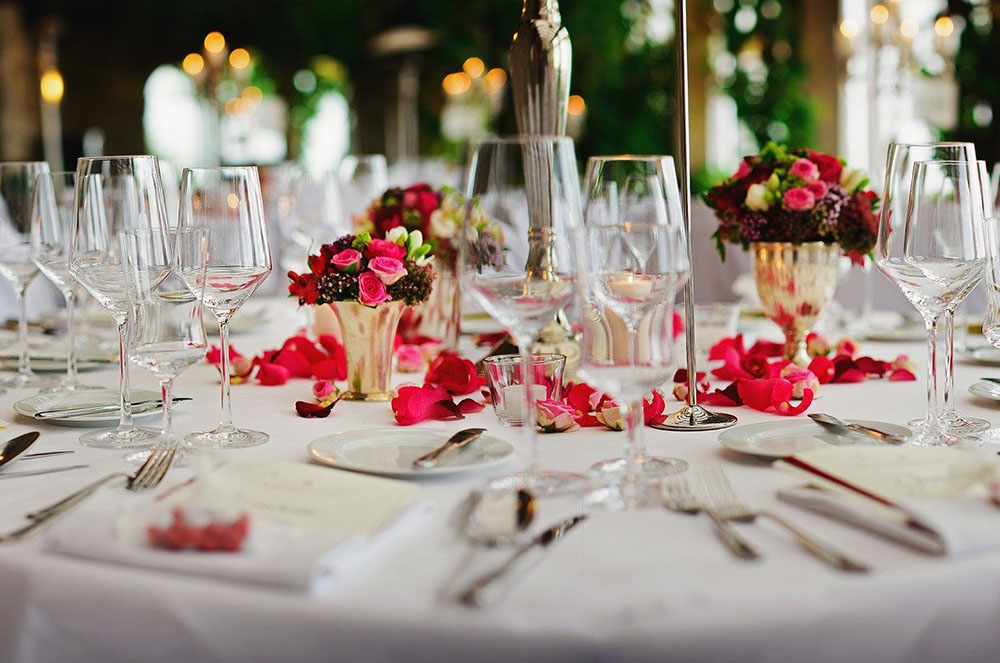 Decoració de la taula de celebració