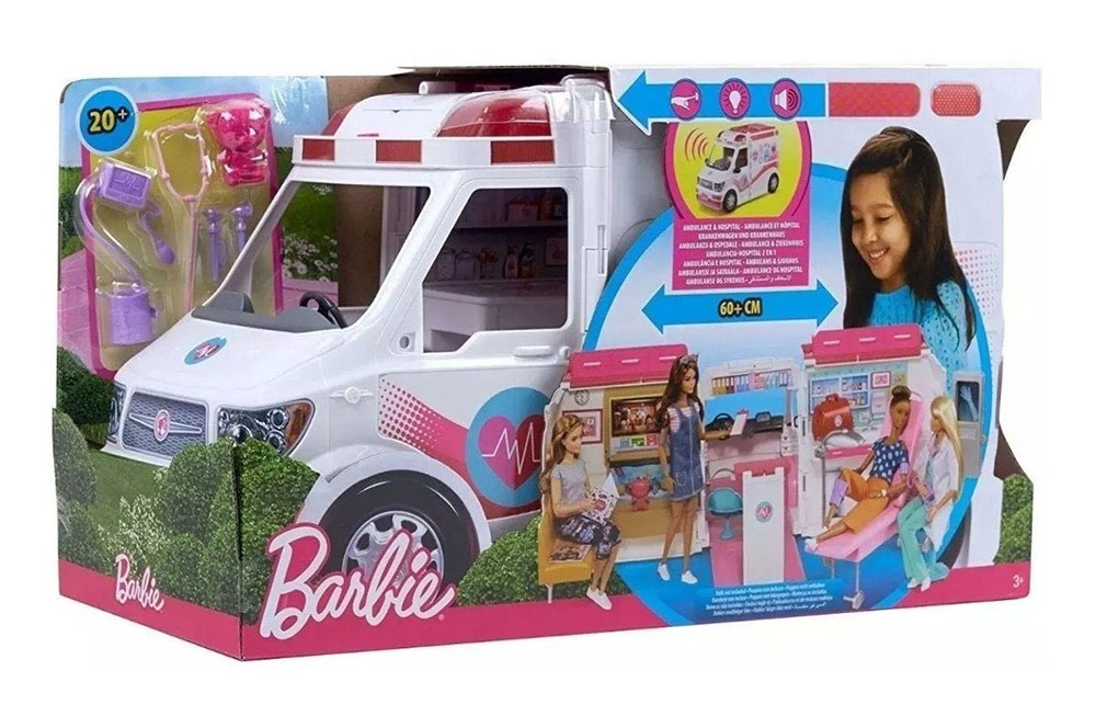 Barbie Ambulància-Hospital, 2 en 1 de Mattel