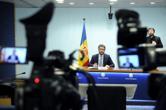 Eric Jover ministre portaveu del Govern d'Andorra