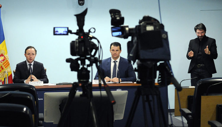 Xavier Espot i Jordi Gallardo van anunciar els sectors que obriran dilluns