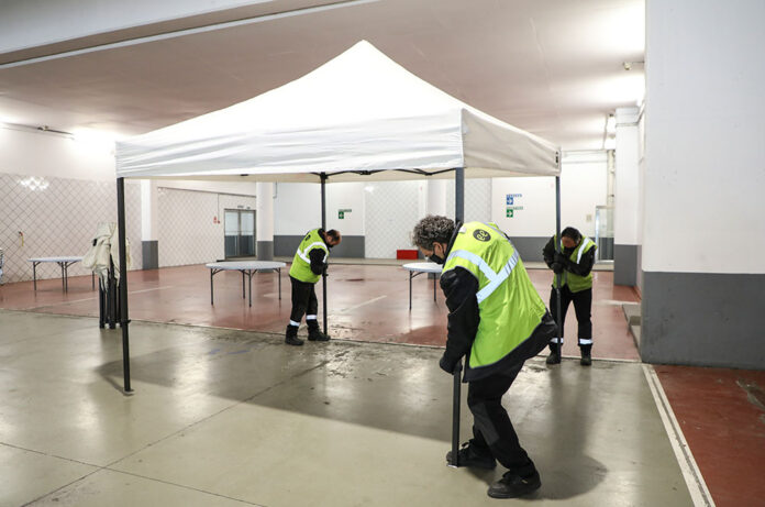 Treballadors a Escaldes-Engordany